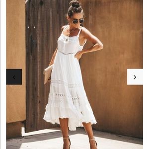 Vici old town Road Crochet Midi dress